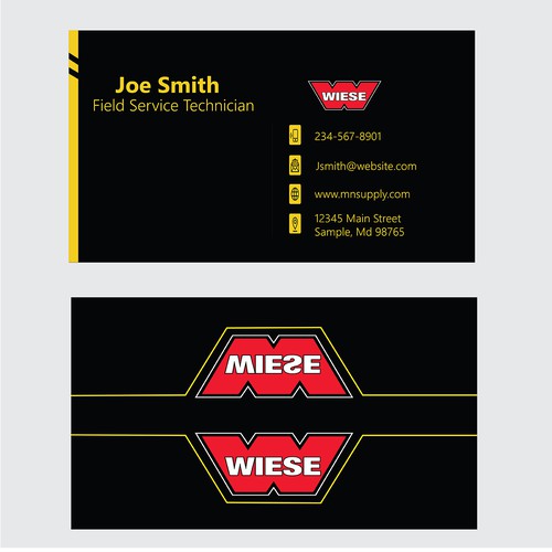 Professional business card