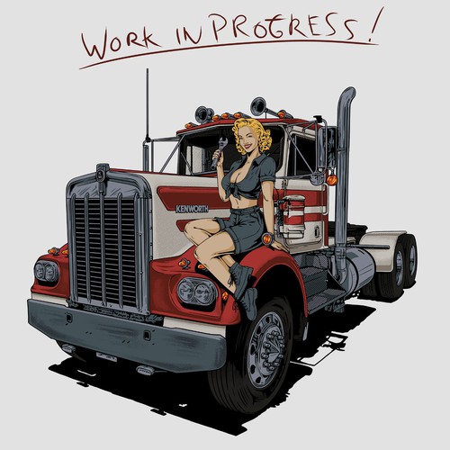 Girl truking