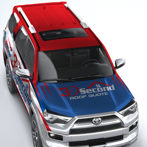 Toyota 4 Runner wrap design