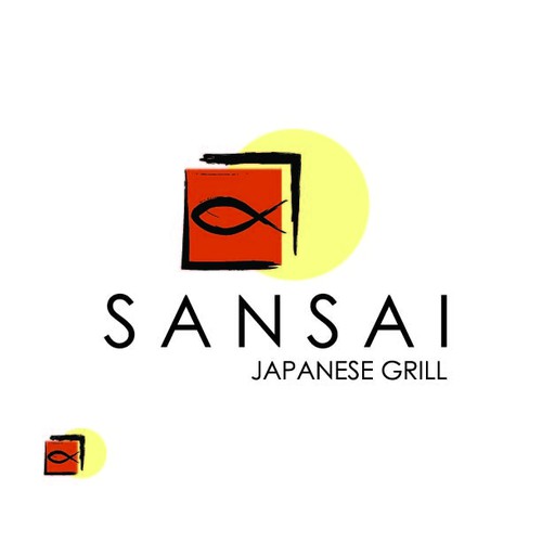 SanSai Japanese Grill & Sushi Logo Redesign