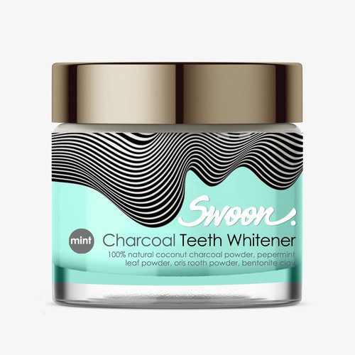 Charcoal Teeth Whitener Label