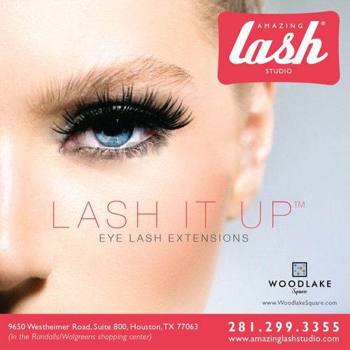 Create an ad for Amazing Lash Studio