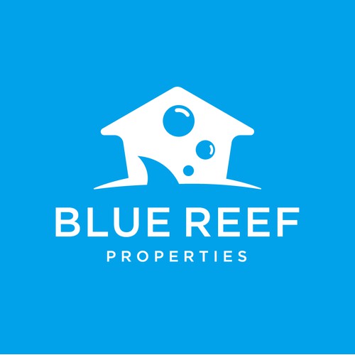 Logo designs for Blue Reef Properties.