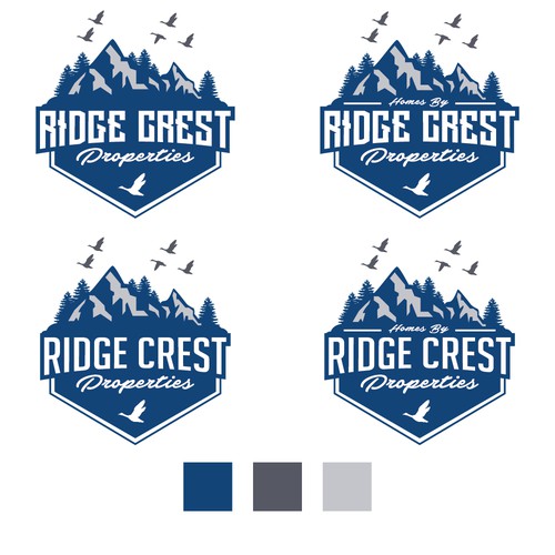 Badge Logo Concept - Ridge Crest Properties