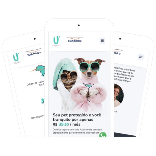 Landing page U+ Seguros