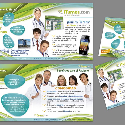 Help Please help me with a really cool brochure for doctors with a new brochure design