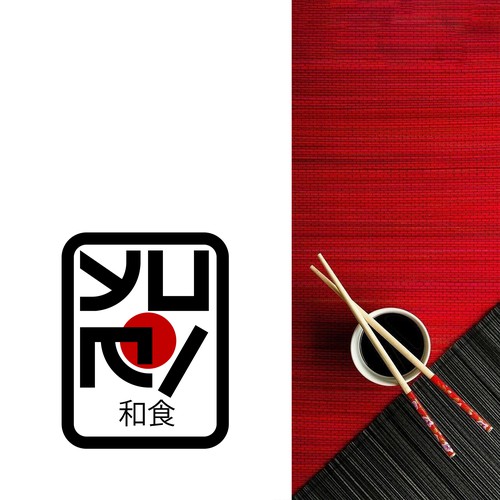 YUMI Japanese Restaurant- Minimal cultrual Logo