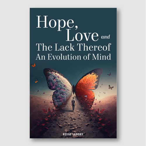 Emotional Memoir – Surreal Butterfly Transformation Cover  