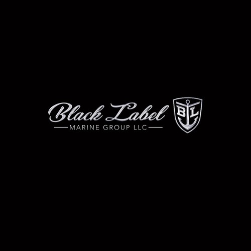 Black Label Marine Group logo design