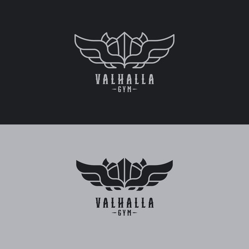 Simple Logo Concept for Valhalla Gym