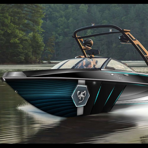 Boat wrap - Malibu Wakesetter