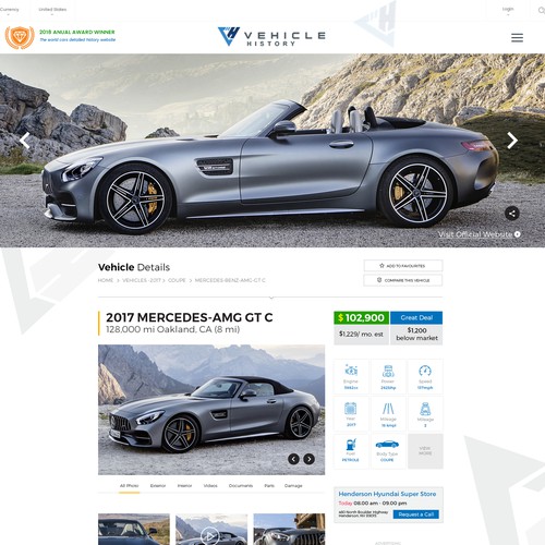 Vehicle Listing Landing Page - Make it Awesome!!