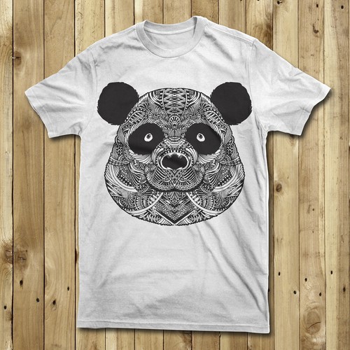 Pattern and animal t-shirt