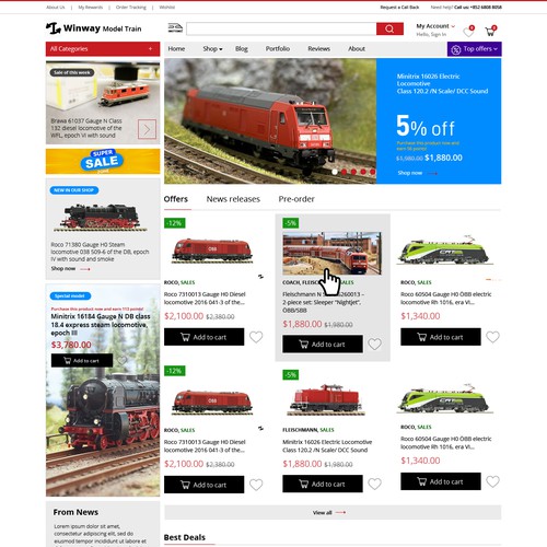 Winway model train