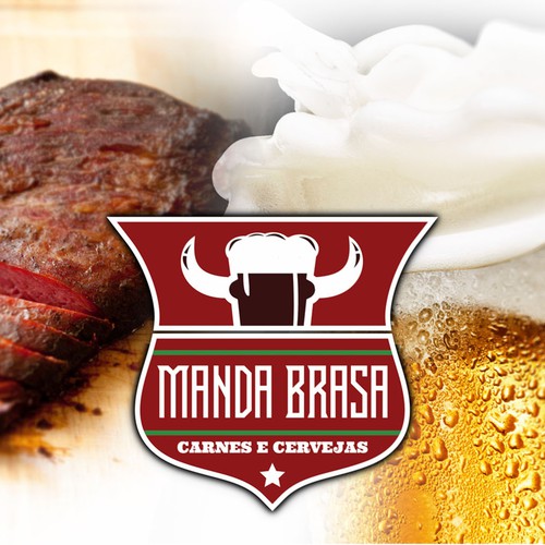 Create a logo and uniform to a new bar/restaurant which serves special Beefs and beers