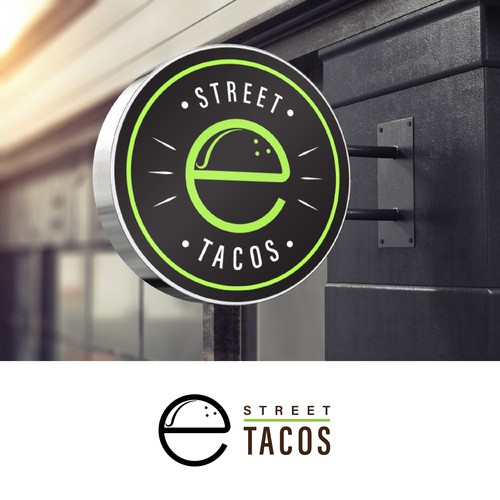 Urban and modern logo for a tacos shop