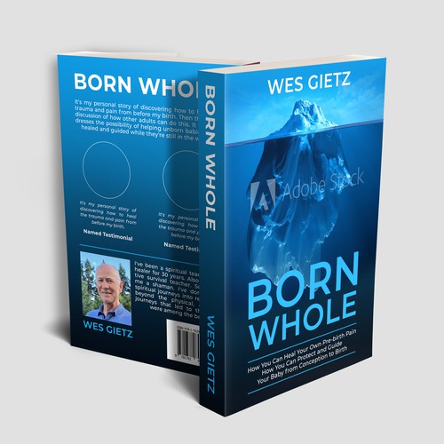 Born Whole Book Cover Design