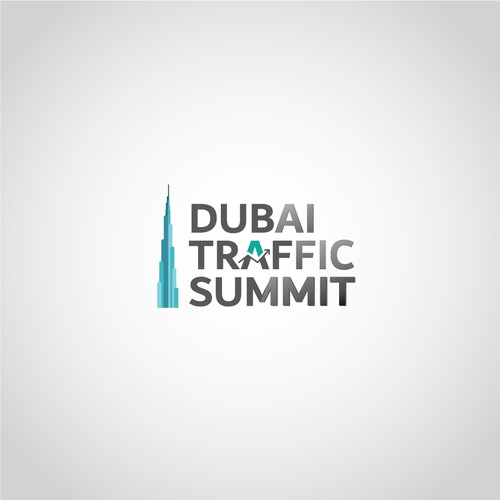 Logo for website traffic event in Burj Khalifa