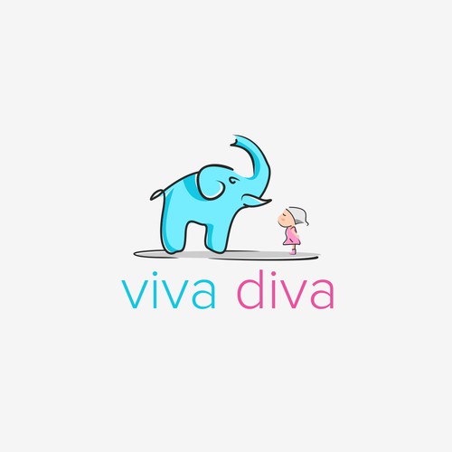 A cute and fun logo for kid clothing line