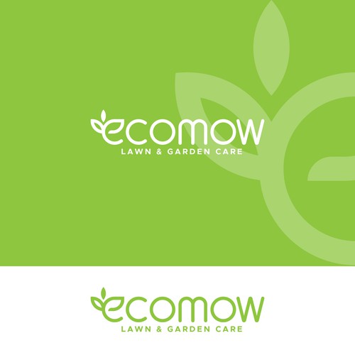 a logo concept for an eco garden care brand
