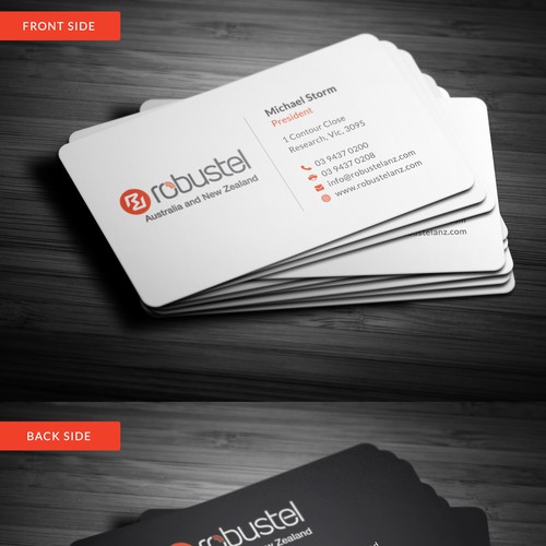 Modern Sleek Professional Business Card