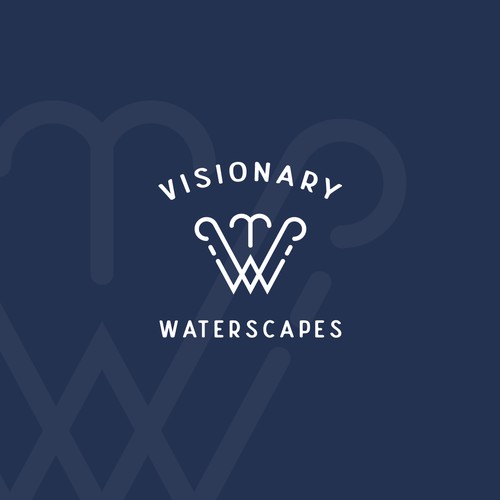 Logo concept for waterscapes