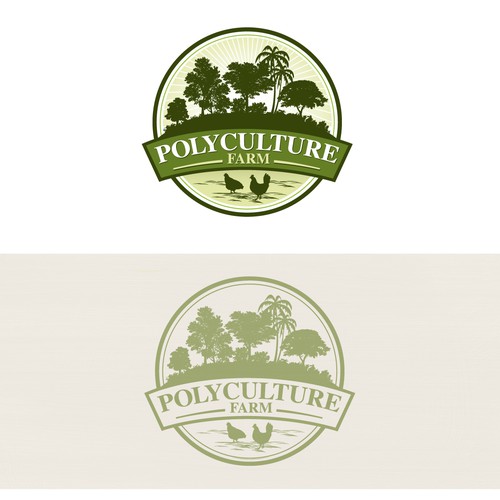 Guaranteed Pay - Logo for Polyculture Farm