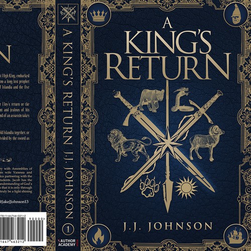 A King's Return Book Cover Design