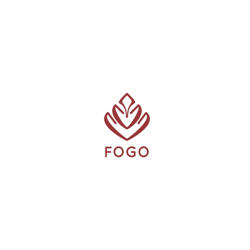 Create a logo for a line of medical smoking devices (Glass pipes). FOGO