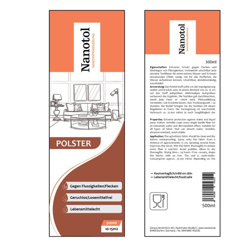 Bottle Lable design 