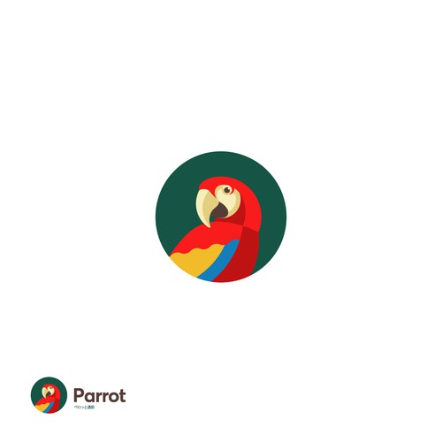 parrot logo design