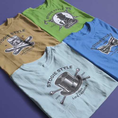 Cigar house T-shirt set.