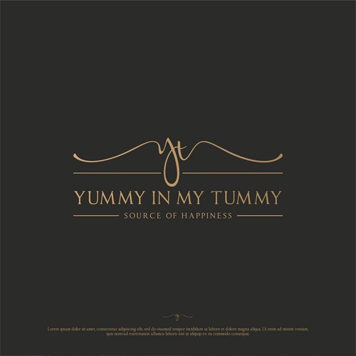 Yummy In My Tummy Logo Concept