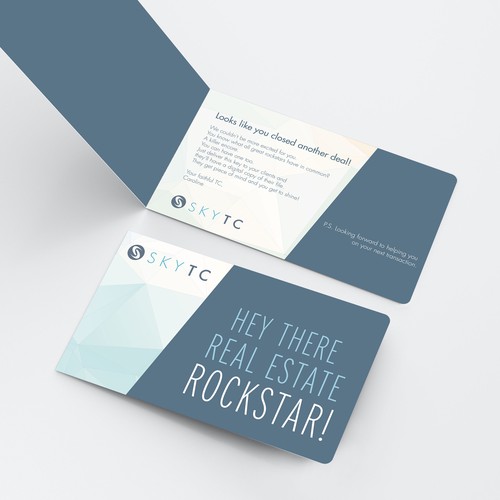 Folded Card design for SKYTC