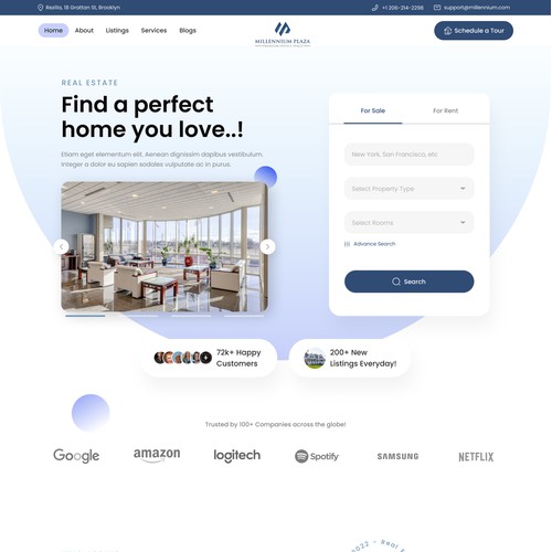Clean and Professional Web Design for Real Estate