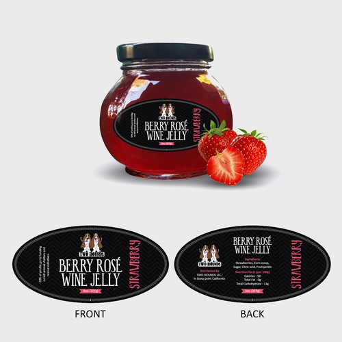 Label design for jelly