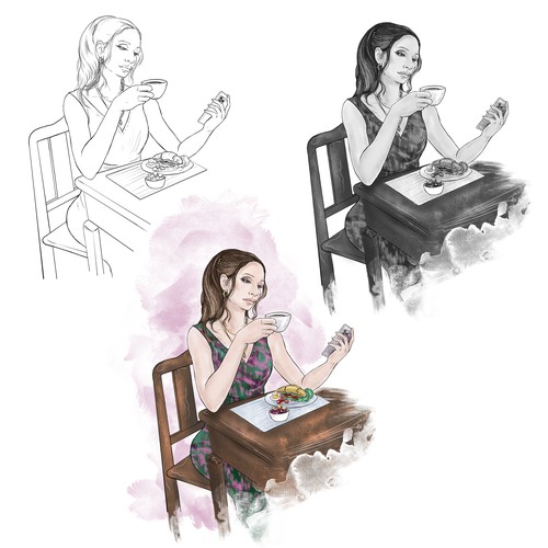 Iluustrations for personal blog