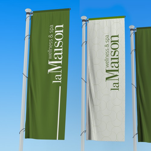 Flag Banner design for Hotel Entrance