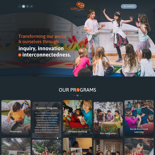 CalCreative Landing Page