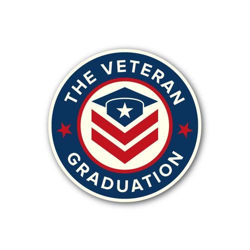 Patriotic logo design for a military merchandise
