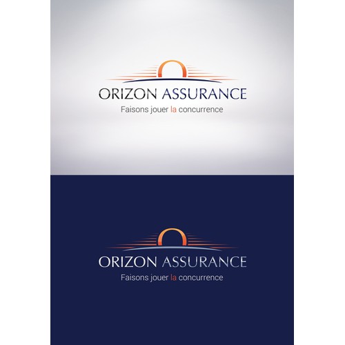 CREER LE LOGO POUR ORIZON ASSURANCE