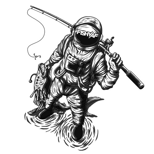 Astronaut Fisherman