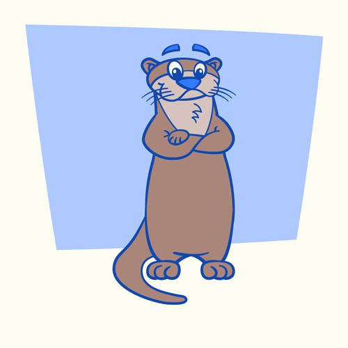 Otter mascot concept for a Pool & Spa brand