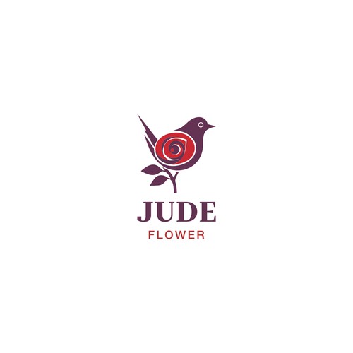 Creative Logo Bird and Flower