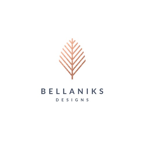 Design a logo for "Bellaniks Designs"