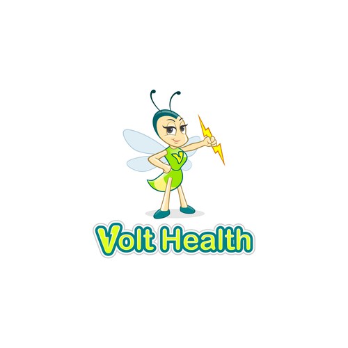 Volt Health Logo and Mascot