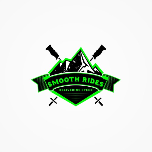 Logo concept for ski team