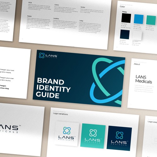 Brand Identity Guide for medical company