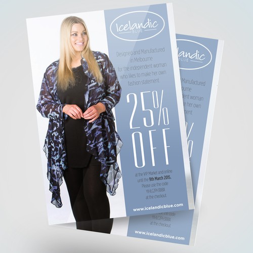 Flyer for Curvy Couture