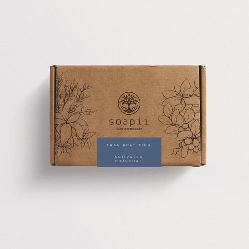 Packaging design for Soapii